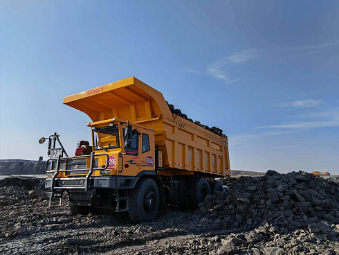 Самосвал TL891 – колёсная формула 6х4, грузоподъёмность 90 т