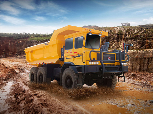 Самосвал TL849 – колёсная формула 6х6, грузоподъёмность 35 т